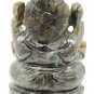 Labradorite stone Ganesha Statue natural Gemstone Statue Elephant God Ganpati