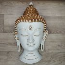 Buddha Mask Wall hanging Art Sculpture painting Mask wall Decor Religious