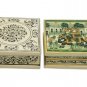2 PC set Jewelry Box Jewellry painting Organizer Small trinket box Storage Gift