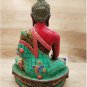 Buddha Statue with Stone Work Feng Shui Tibetan Medicine Buddha