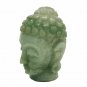 Buddha Head Statue Hand Carved Feng Shui Tibetan Jade Stone Buddha