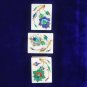 3pc set Marble stone jewelry box gift inlay pietra dura keepsake box trinket box