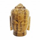 Buddha Head Tiger Eye Stones Buddha Head Statue Feng Shui Tibetan Buddha