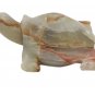 Tortoise Statue Onyx Gemstone Figurine Decor Sculpture Art Vintage Feng Shui