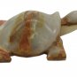 Tortoise Statue Onyx Gemstone Figurine Decor Sculpture Art Vintage Feng Shui