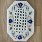 Soap tray Stone 6" x 4" Natural Lapis Lazuli Gemstone inlay work Gift home decor