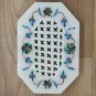 Soap tray Stone 6" x 4" Natural Mother of Pearl gemstone inlay work Gift decor