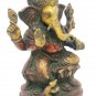 Brass Ganesa statue 7" Handmade Hindu God Sculpture Home Office D&Atilde;&copy;cor Gift