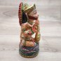 Hanuman Wood Statue 5" Bajranbali Hindu god Idol Home Office Temple Décor Gift