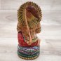 Hanuman Wood Statue 5" Bajranbali Hindu god Idol Home Office Temple Décor Gift