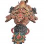 Ganesha Mask 16" with Gemstone Work Wall hanging Sculpture wall Decor Religious