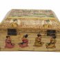 Bone Inlay Jewelry Box trinket box Decorative handmade Painting home decor gift