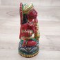 Hanuman Wood Statue 3pc Bajranbali Hindu god Idol Home Office Temple Décor Gift