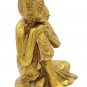 Brass Buddha Statue handmade Feng Shui Tibetan Resting Buddha natural look