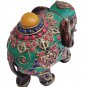 Elephant marble dust statue handmade gemstone work  Collectible home d&Atilde;&copy;cor Gift