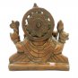 Brass Ganesa statue 6" Handmade Hindu God Sculpture Home Office Décor Gift