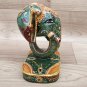 Stone Ganesha Head Statue Handmade Painting Elephant Head Unique Ornaments Gift