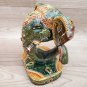 Stone Ganesha Head Statue Handmade Painting Elephant Head Unique Ornaments Gift
