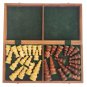 Wooden Chess Set 14" Folding Travel Wooden Pieces and Board Unique