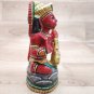 Hanuman Wood Statue 6" Bajranbali Hindu god Idol Home Office Temple Décor Gift
