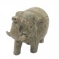 Stone Elephant statue 3.5" handmade Carving Vintage trunk Up Home D&Atilde;&copy;cor Sculptur