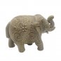 Stone Elephant statue 3.5" handmade Carving Vintage trunk Up Home D&Atilde;&copy;cor Sculptur