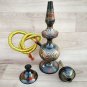 Hukka 16" Black Indian Brass Vintage folding Hooka Set Pipes Antique Finished