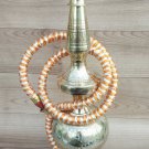 Hukka 14" Golden Indian Brass Vintage folding Hooka Set Pipes Antique Finished