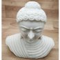 Buddha bust Statue 9" marble stone meditation Feng sui handmade Home d&Atilde;&copy;cor