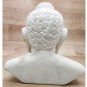 Buddha bust Statue 9" marble stone meditation Feng sui handmade Home d&Atilde;&copy;cor