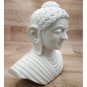 Buddha bust Statue 9" marble stone meditation Feng sui handmade Home d&Atilde;&copy;cor