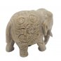 Stone Elephant statue Pair 2.5" handmade Carving Vintage Home D&Atilde;&copy;cor Sculpture