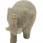 Stone Elephant statue Pair 2.5" handmade Carving Vintage Home D&Atilde;&copy;cor Sculpture