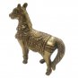 Brass Jumping Horse statue 4.5" vintage handmade animal figurine home décor gift