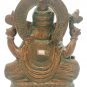 Brass Ganesa statue 8" Handmade Hindu God Sculpture Home Office Décor Gift