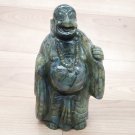 Buddha Statue 6" Labradorite gem stone meditation Feng sui handmade Home décor