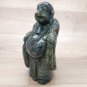 Buddha Statue 6" Labradorite gem stone meditation Feng sui handmade Home décor