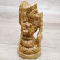 Hanuman Statue 4" Wooden Handcrafted Hindu God Monkey Lord Idol Lord of Strength