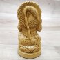 Hanuman Statue 4" Wooden Handcrafted Hindu God Monkey Lord Idol Lord of Strength