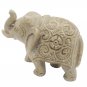 Stone Elephant statue 3" handmade Carving Vintage trunk Up Home Décor Sculpture