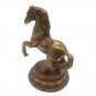 Brass Jumping Horse statue 4" vintage handmade animal figurine home décor gift