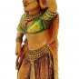 Villagers women Statue handmade Sculpture Wooden painted Vintage Figurine