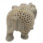 Stone Elephant statue 4.5" handmade Undercut Vintage trunk Up D&Atilde;&copy;cor Sculpture