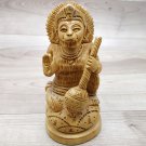 Hanuman Statue 5" Wooden Handcrafted Hindu God Monkey Lord Idol Lord of Strength