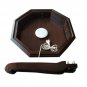Coffee Table 18" handmade stone table top MOP inlay work Wooden stand with LED