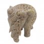 Stone Elephant statue Pair 3.5" handmade Under Cut Vintage Home D&Atilde;&copy;cor Sculpture