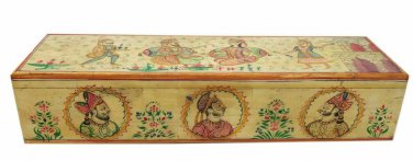 Bone Inlay Jewelry Box pen panicle Decorative handmade Painting home decor gift