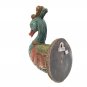 handmade wooden bird Bust wall hanging Statue antique look Painting Home decor