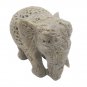 Stone Elephant statue Pair 4" handmade Under Cut Vintage Home Décor Sculpture