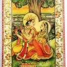 Decorative Tray 6 X 9" Marble Stone Handmade Radha Krishna painting Home decor
